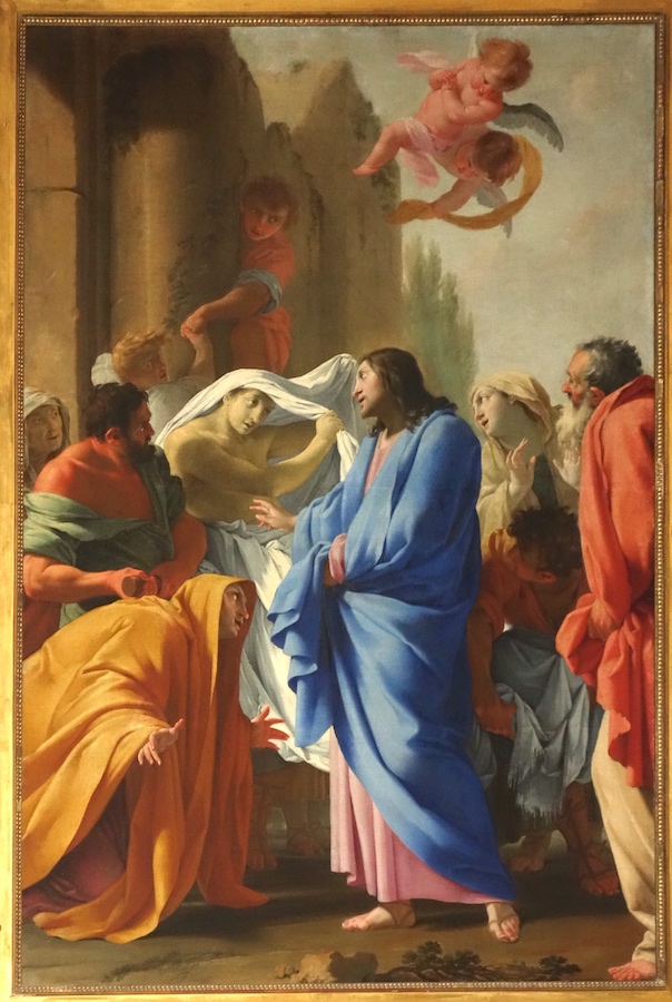 La résurrection du fils de la veuve de Naïm<br>Eglise Saint Roch - Paris (1)