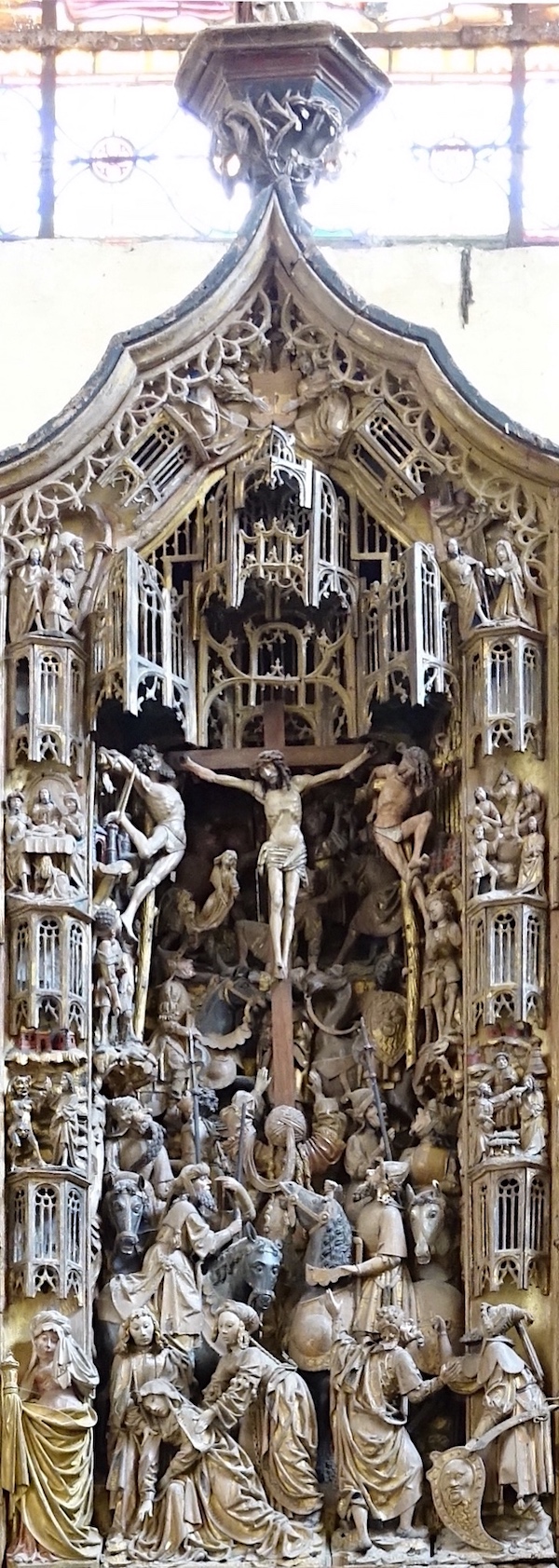 La crucifixion.<br>Eglise Sainte Marie-Madeleine - Fromentières 51