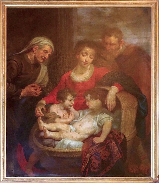 La sainte-Famille, Ste-Elisabeth et St Jean-Baptiste - Eglise Notre-Dame - Versailles 78