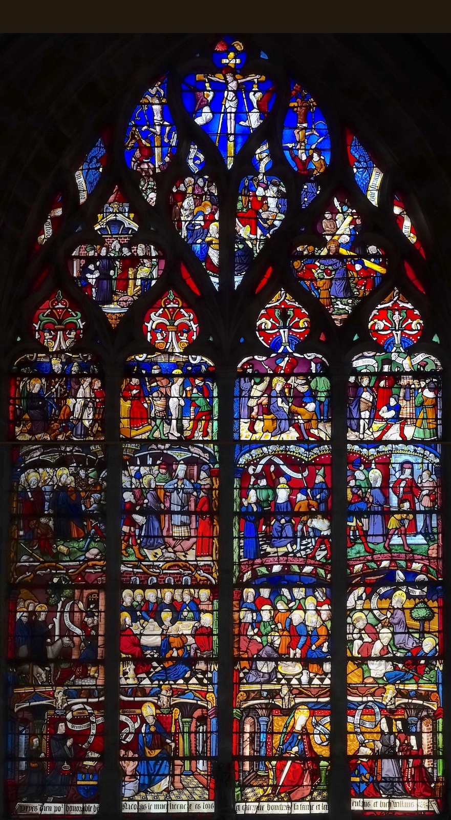 Vitrail de la Passion - Eglise de la Madeleine - Troyes 10