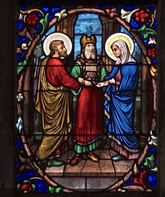 [3] Mariage de Marie et de Joseph.<br>Cathédrale Saint Maclou - Pontoise 95