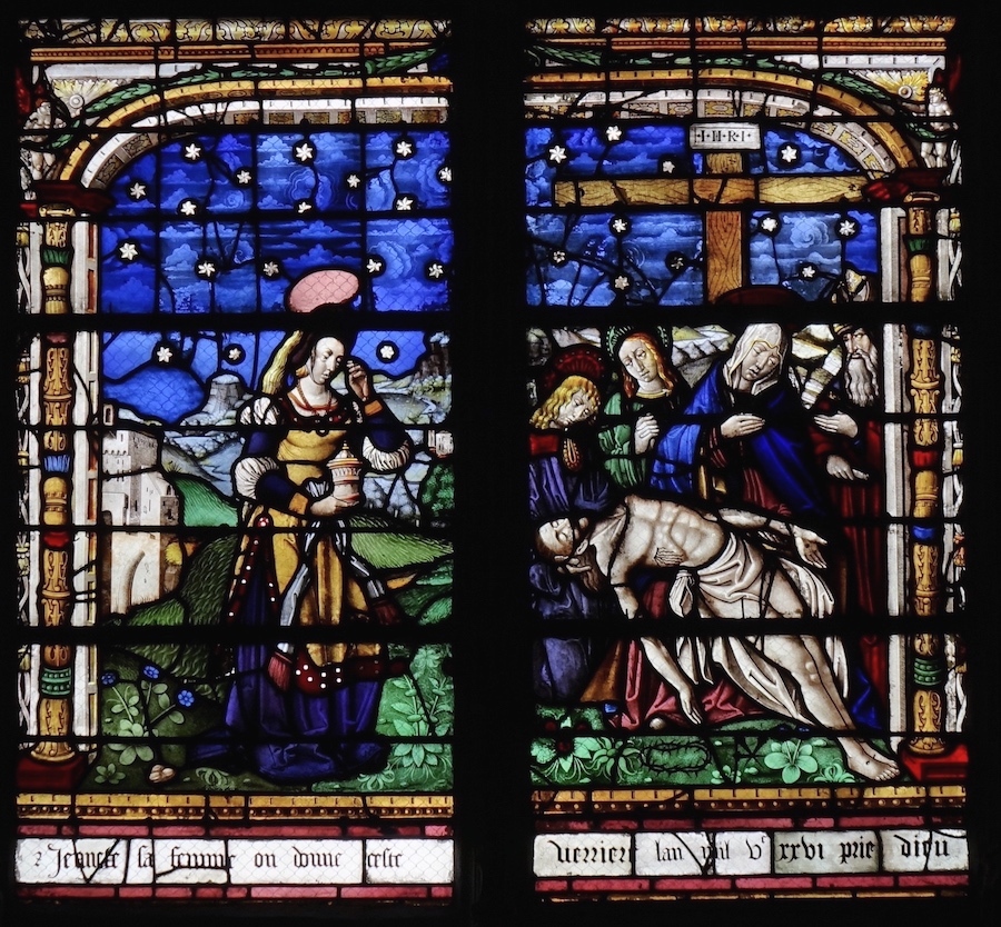 [6] Marie-Madeline (à gauche), Vierge de douleur (à droite)