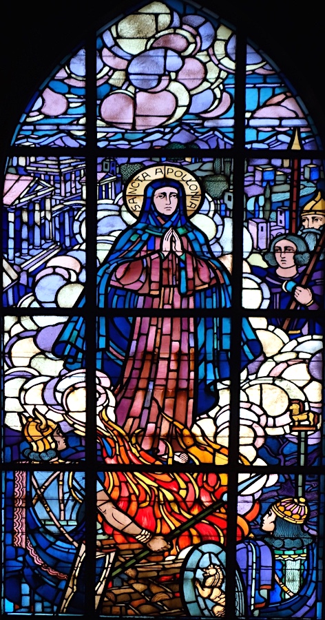 Martyre de Ste Apolline<br>Eglise Saint Laurent - Paris (10)