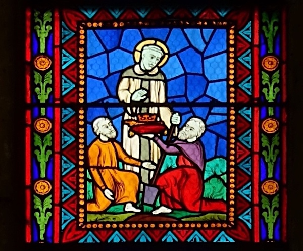 [8] Saint Fiacre refuse la couronne que lui offre le roi d'Ecosse
