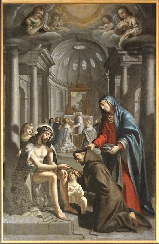 <i>La communion royale ou la Vierge présentant St François au Christ de pitié</i><br>Cathédrale St Cyr Ste Julitte - Nevers 58