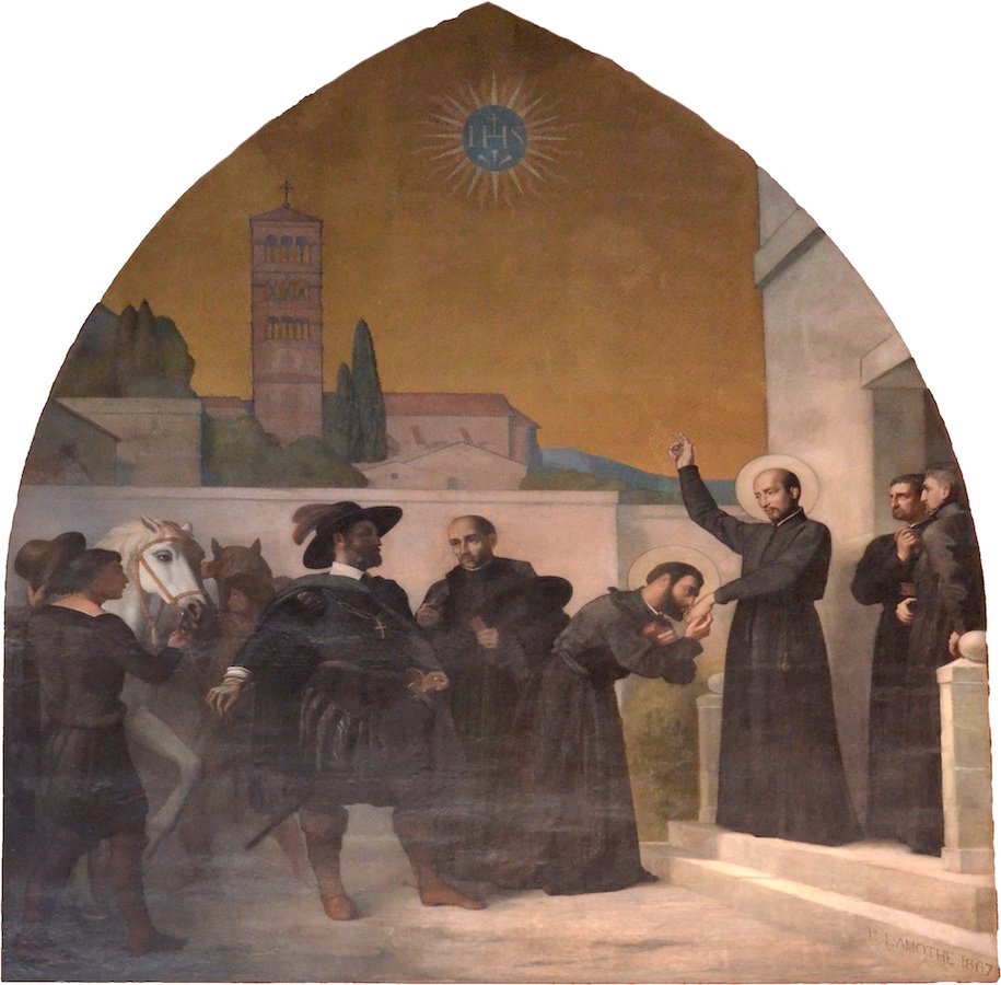 François-Xavier prend congé de St-Ignace<br>Eglise Saint Ignace - Paris (6)