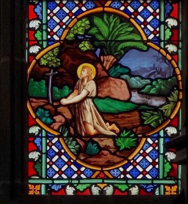 [4] Jean en prière.<br>Cathédrale St Quentin - Quimper 29