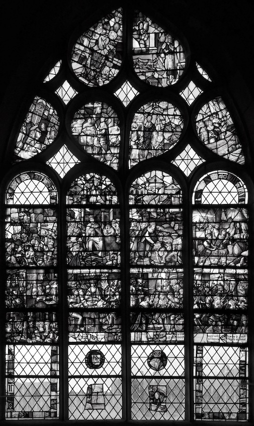 Vitrail de Saint Louis - Cathédrale St Pierre St Paul - Troyes 10