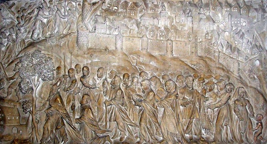 Transfert des reliques de Saint-Mammès <br> Cathédrale Saint-Mammès : Langres 52