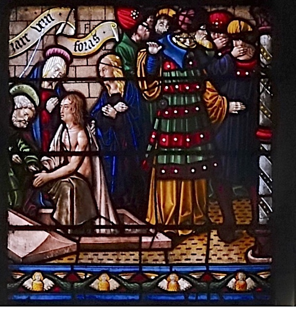 [5] Résurrection de Lazare - Eglise Sainte Madeleine - Troyes 10
