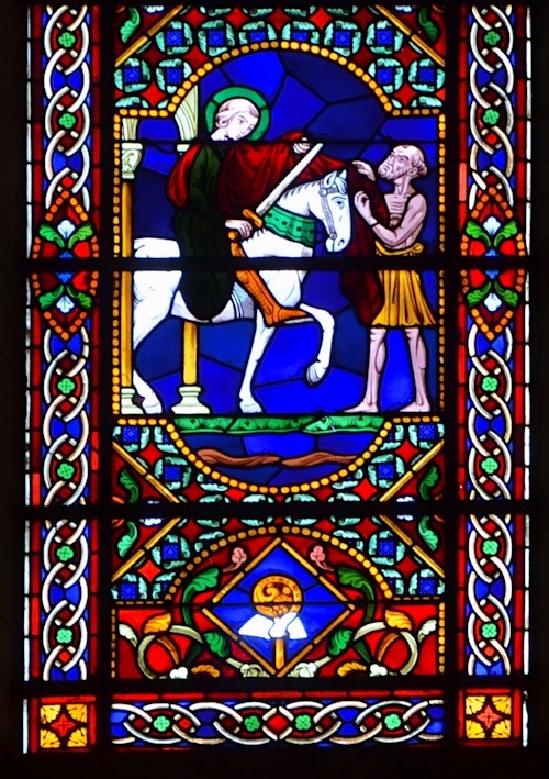 [1] La charité de Saint Martin<br>Eglise St Charles de Montceaux - Paris 17