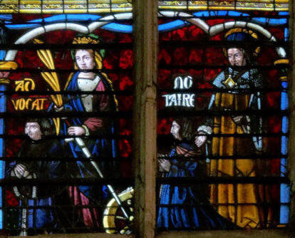Sainte Catherine et Saint Nicolas<br>Cathédrale St Etienne - Sens 89