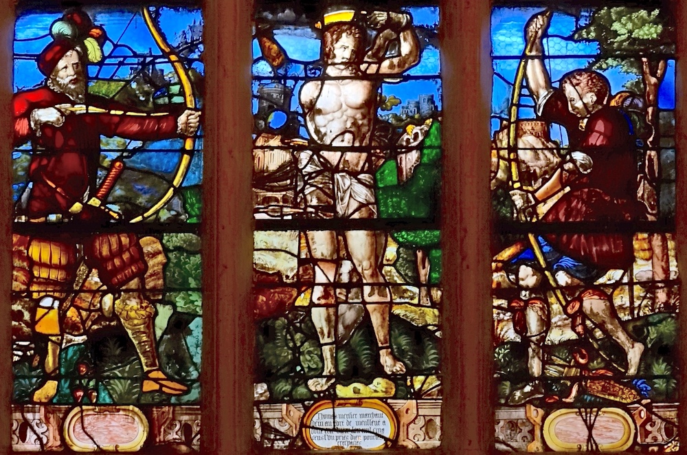 Martyre de Saint Sébastien - Eglise Saint Martin - Triel s/Seine 78