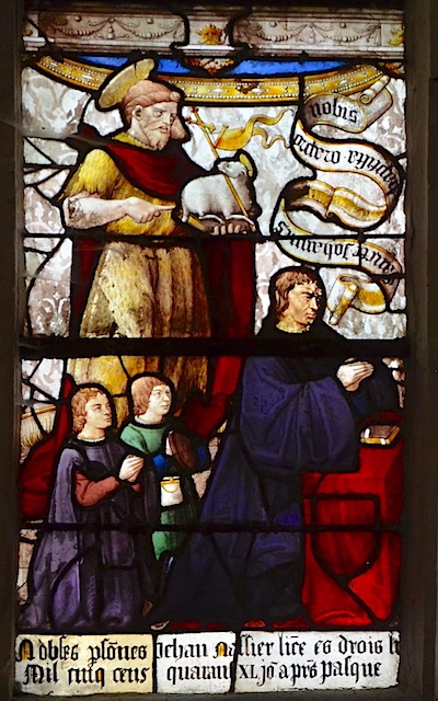 [9] Saint Jean-Baptiste et donateurs.