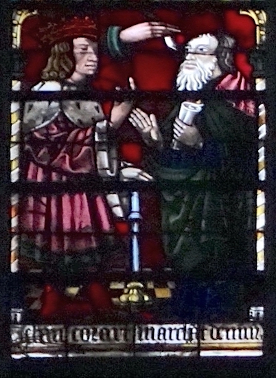 Daniel interprète le songe<br>Cathédrale St Pierre St Paul - Troyes 10