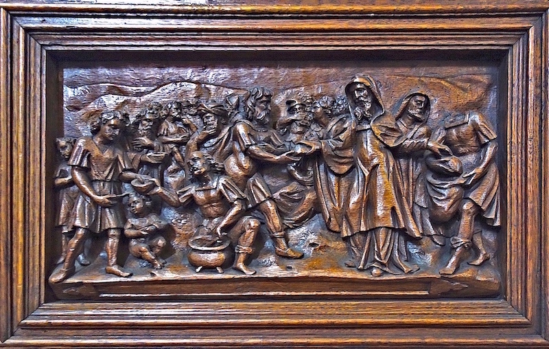 Joseph nourrit le peuple - Eglise Sainte Elisabeth de Hongrie - Paris (03)