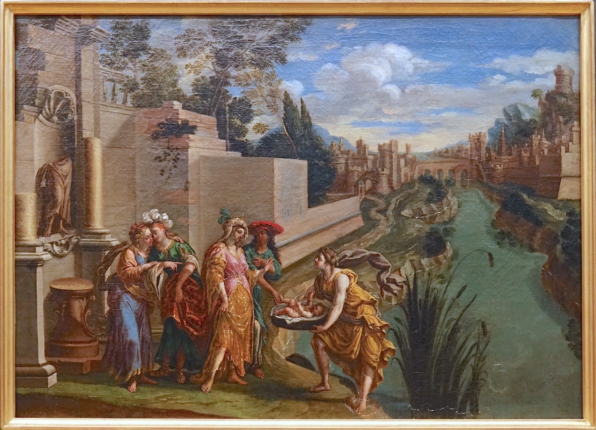 Moïse sauvé des eaux (XVIIe siècle) - Musée des beaux arts de Chalons-en-Champagne 51