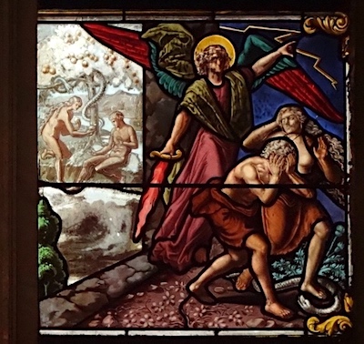 [9] - Adam et Ève chassés du paradis<br>Eglise Saint leu Saint Gilles - Paris (01)