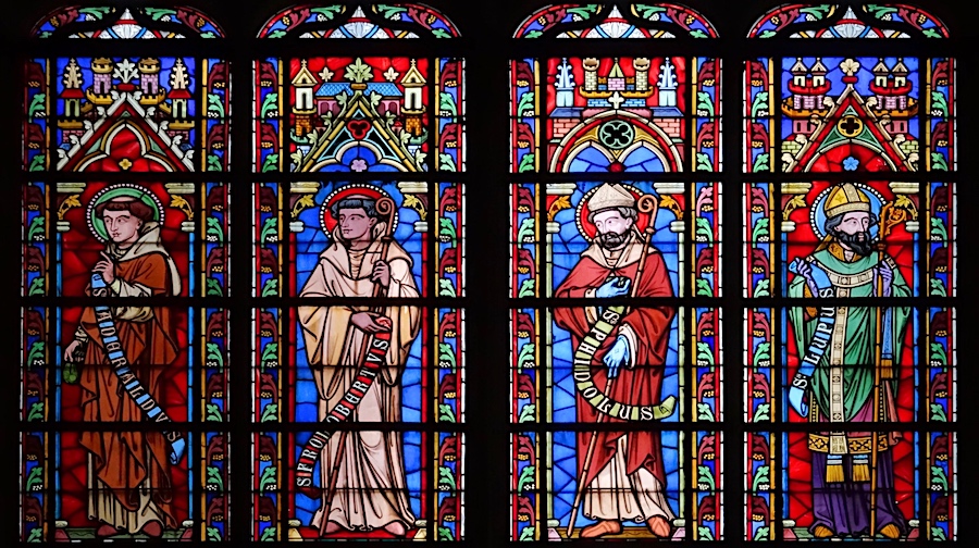 St Aldérald, St Frobert, St Phal, St Loup