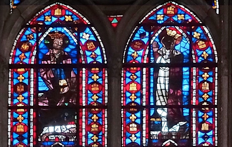 [5] le Christ couronné et la Vierge agenouillée prient pour Théophile