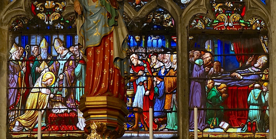 Sacre de Saint Rémi, Baptême de Clovis, mort de Saint Rémi