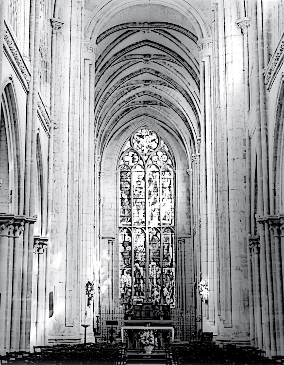 baie 0 - Les Andélys - Collégiale Notre-Dame