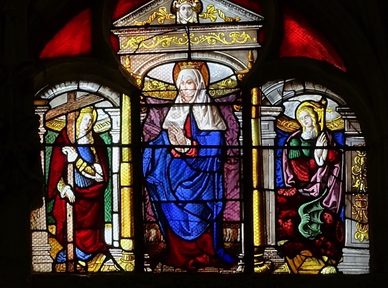 sainte Hélène, sainte reine et sainte Marguerite d'Antioch