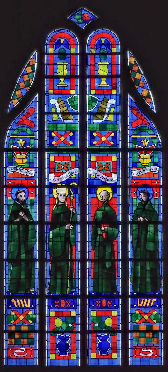 St Bernard de Tyron, St Vital de Savigny, Bs Julien Maunoir, St Hamon de Savigny