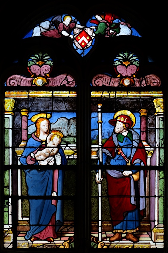 Vierge à l'enfant, Saint Jacques Maj