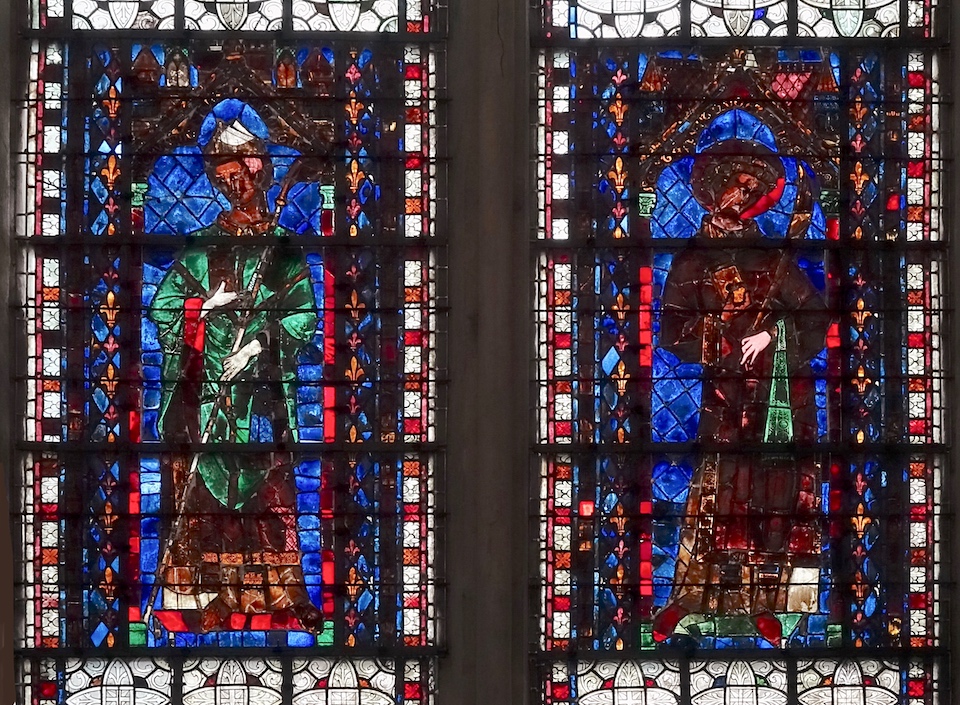 Baie 17 - St Etienne et Pierre de Hans (évêque de Châlons de 1247 à 1261)