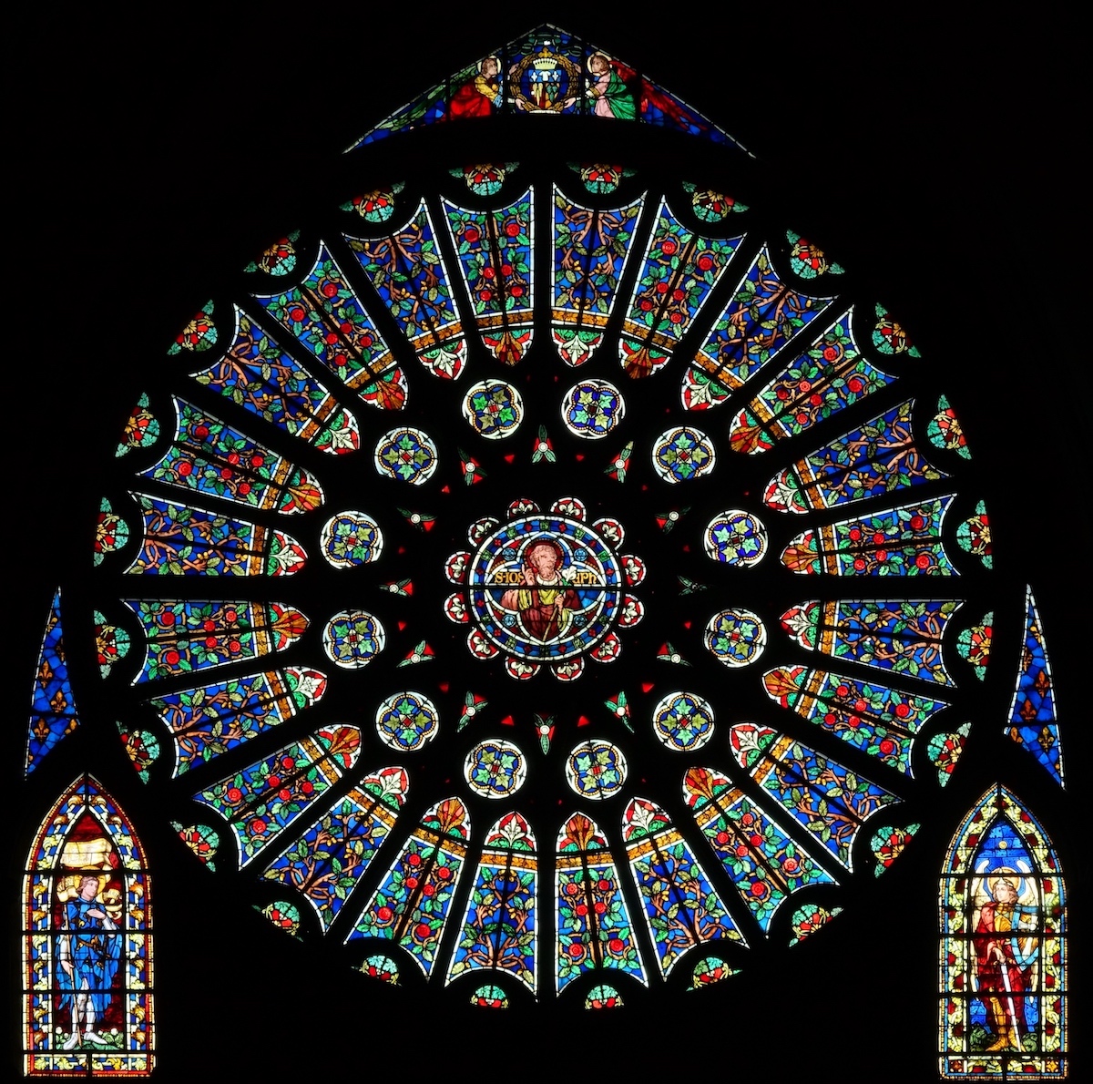 Rose du transept sud