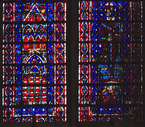 Baie 105 - cathédrale d'Amiens, évêque de Senlis