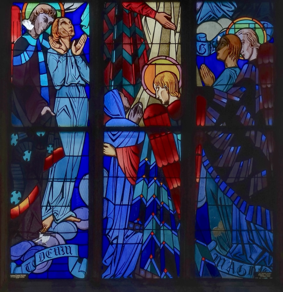 vitrail de Marie médiatrice