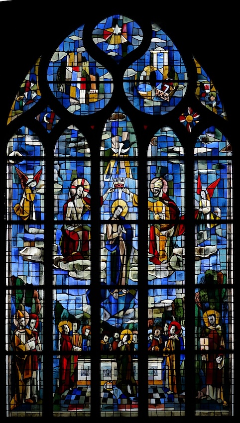Glorification de Marie (St Paterne, premier évêque de Vannes (vers 467), St Georges, St Antoine, ermite)