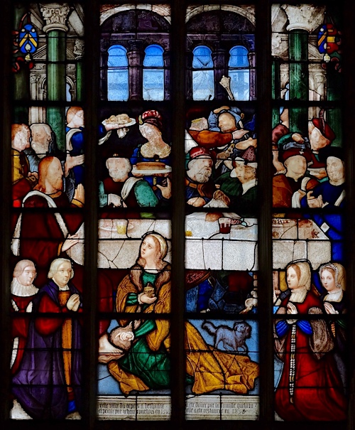 Le repas de Jésus à Béthanie (Marie-Madeleine essuie les pieds du Christ)