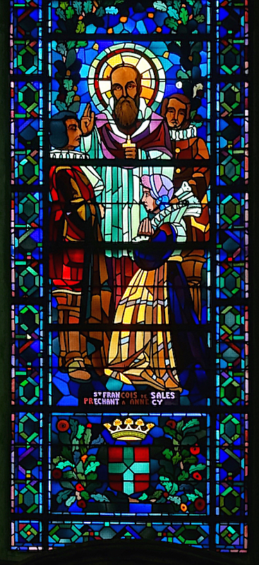 St François de Sales prêchant à Annecy