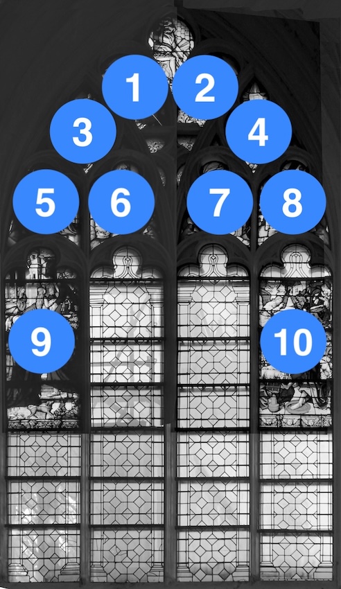 Vitrail de Saint Thomas - Eglise Saint Merry - Paris (4)