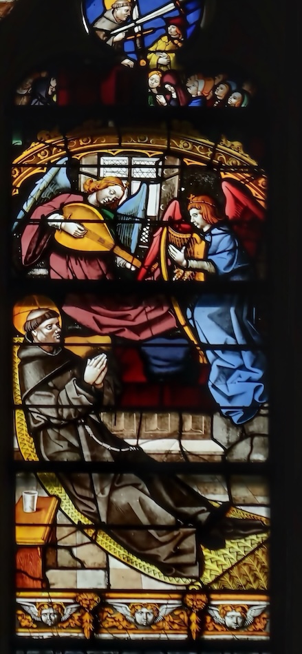 Vitrail de Saint François d'Assise