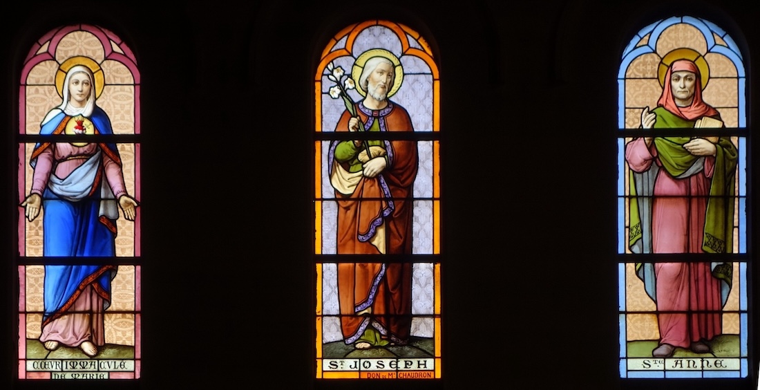 Cœur immaculée de Marie, Saint Joseph, Sainte Anne