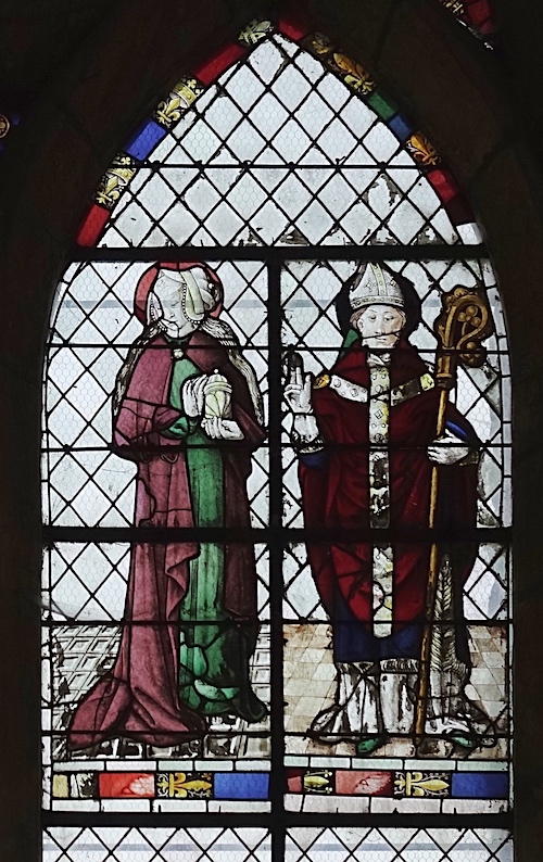 Marie-Madeleine et un évêque