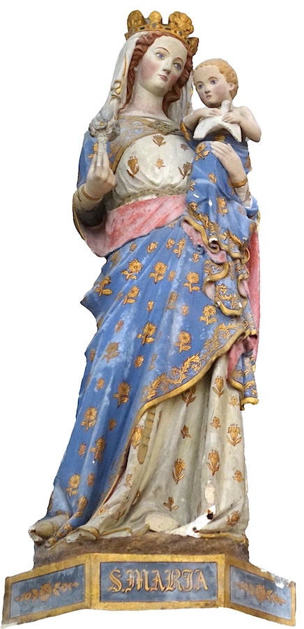 Vierge à l'enfant<br>Basilique Saint Mathurin - Larchant 77