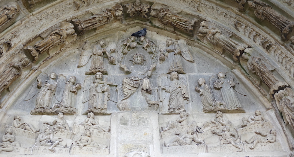 le jugement dernier, la résurrection des morts - Basilique Saint Mathurin - Larchant 77