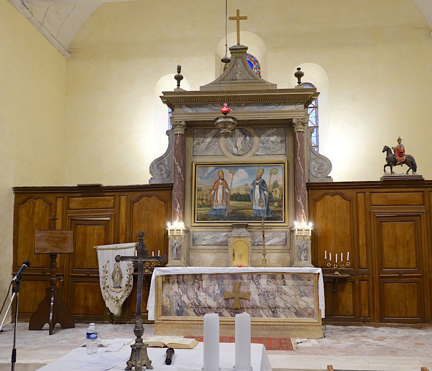 maître-autel - Eglise Saint Martin - Montmachoux 77