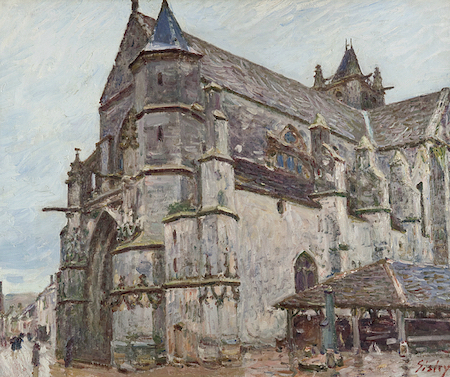 Alfred Sysley - Eglise Notre-Dame - Moret-sur-Loing 77