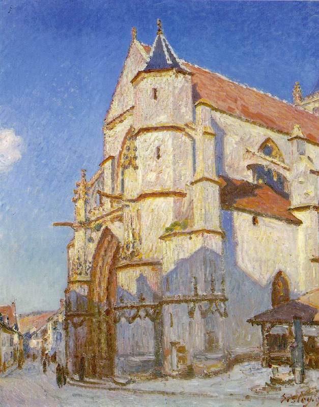 Alfred Sysley - Eglise Notre-Dame - Moret-sur-Loing 77