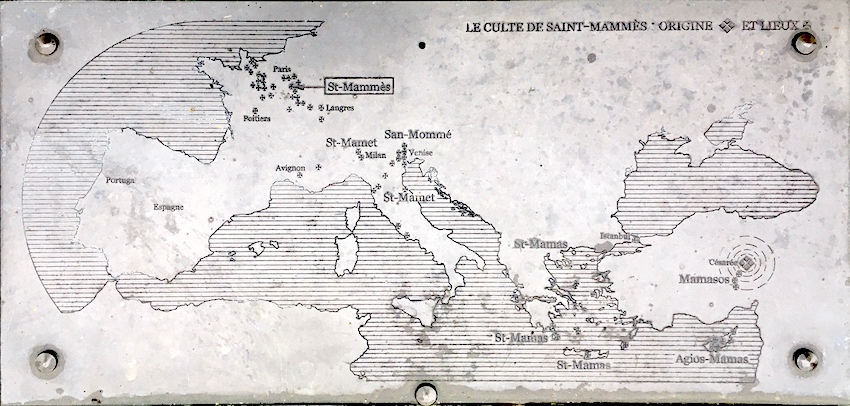 le culte de Saint Mammès en orient et en occident