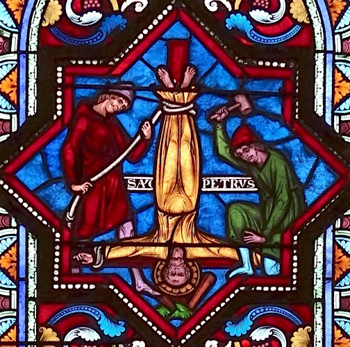 le crucifiement de Pierre