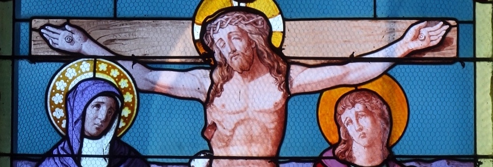 Vitrail de la crucifixion