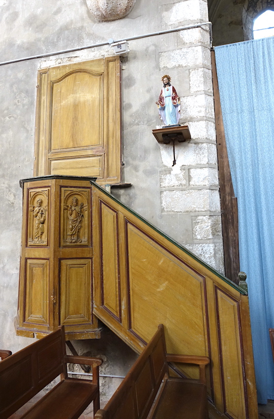 Chaire à prêcher<br>Eglise Saint Etienne - Villiers-sous-Grez 77