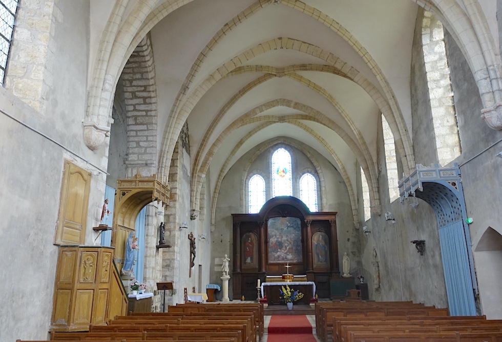 Nef Choeur - Eglise Saint Etienne - Villiers-sous-Grez 77